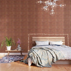 William Morris Vintage Wilhelmina Weave Lethaby Rust Red Wallpaper Gallery Image 3