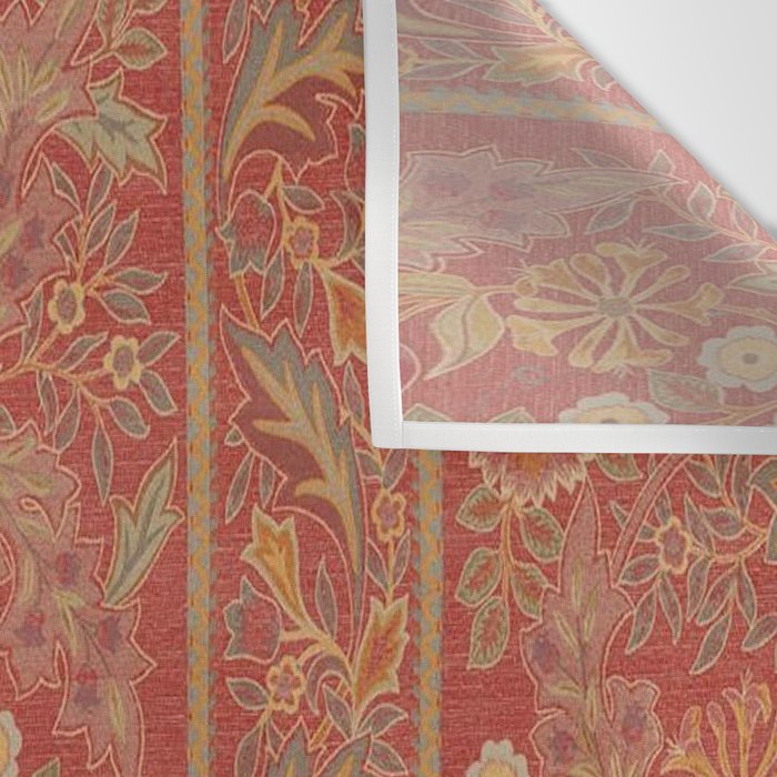 William Morris Vintage Wilhelmina Weave Lethaby Rust Red Wall Tapestry Gallery Image 3