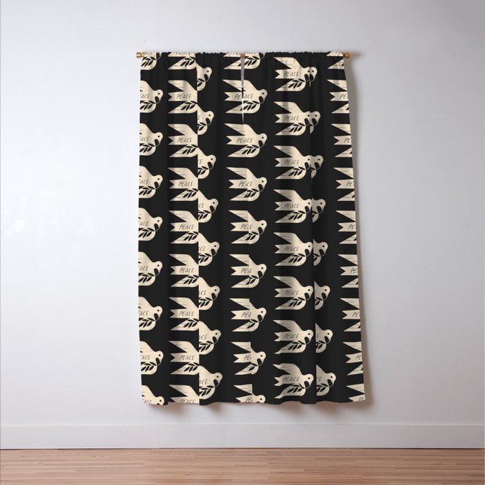 Peace Dove Window Curtain Gallery Image 3