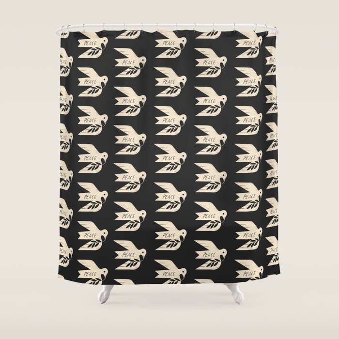 Peace Dove Shower Curtain Gallery Image 1