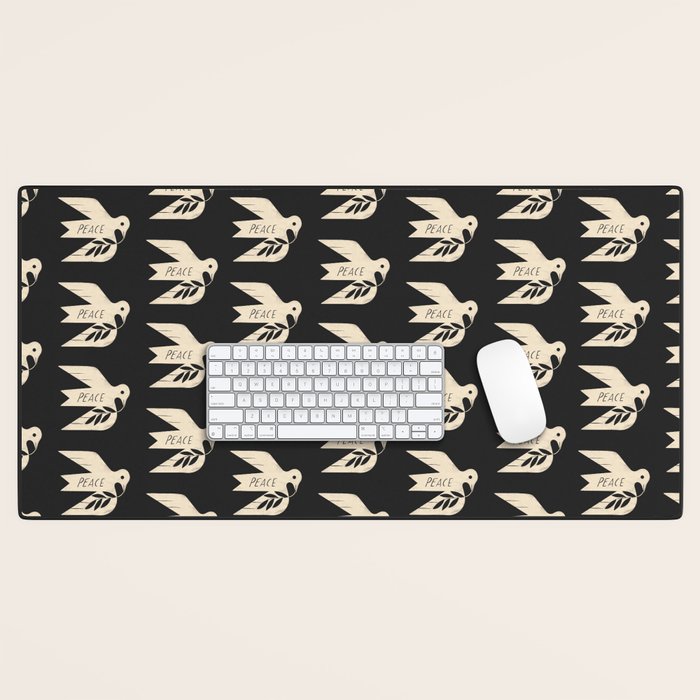 Peace Dove Desk Mat Gallery Image 1