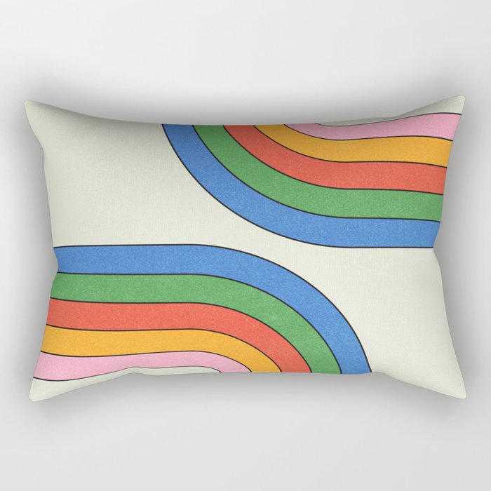 Retro Candy Arches Rectangular Pillow Gallery Image 1