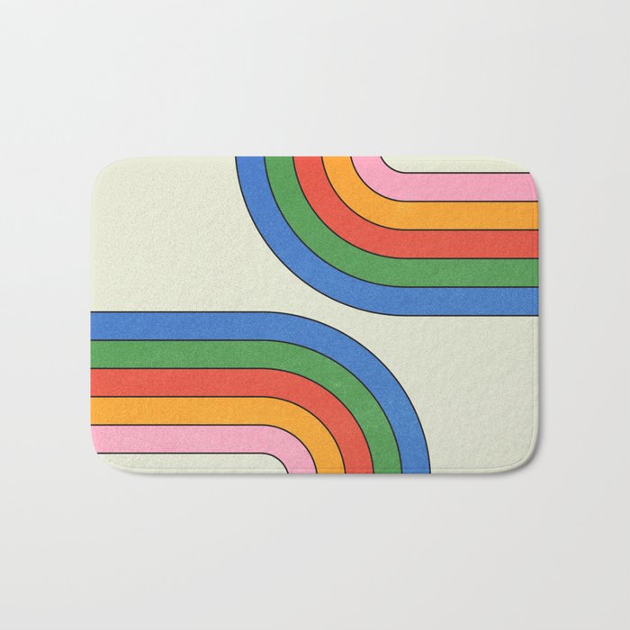 Retro Candy Arches Bath Mat Gallery Image 1
