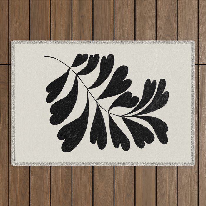 Love Palm Branch Outdoor Rug Gallery Image 1
