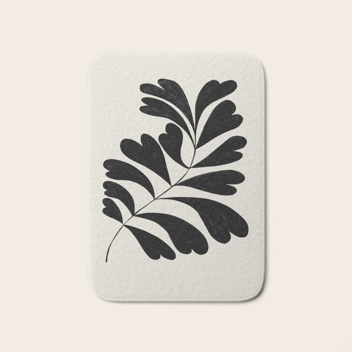 Love Palm Branch Bath Mat Gallery Image 1