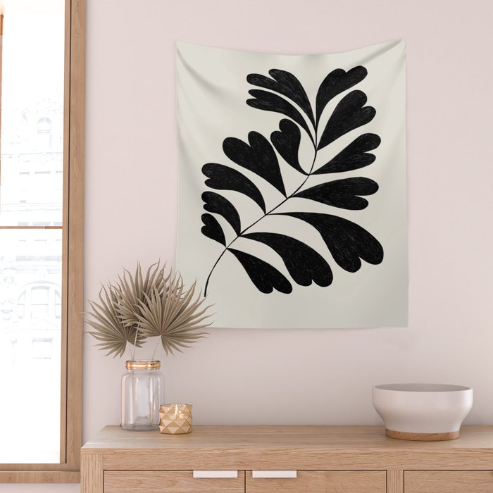 Love Palm Branch Wall Tapestry Gallery Image 2