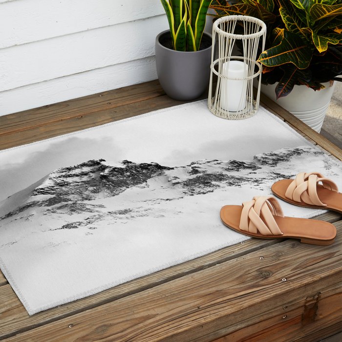 Snowy Peak Outdoor Rug Gallery Image 2
