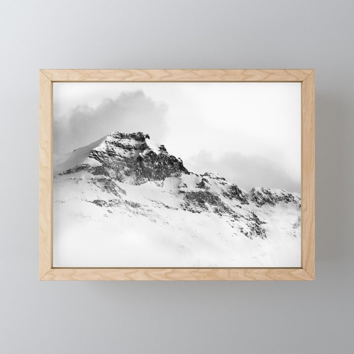 Snowy Peak Mini Art Print Gallery Image 1