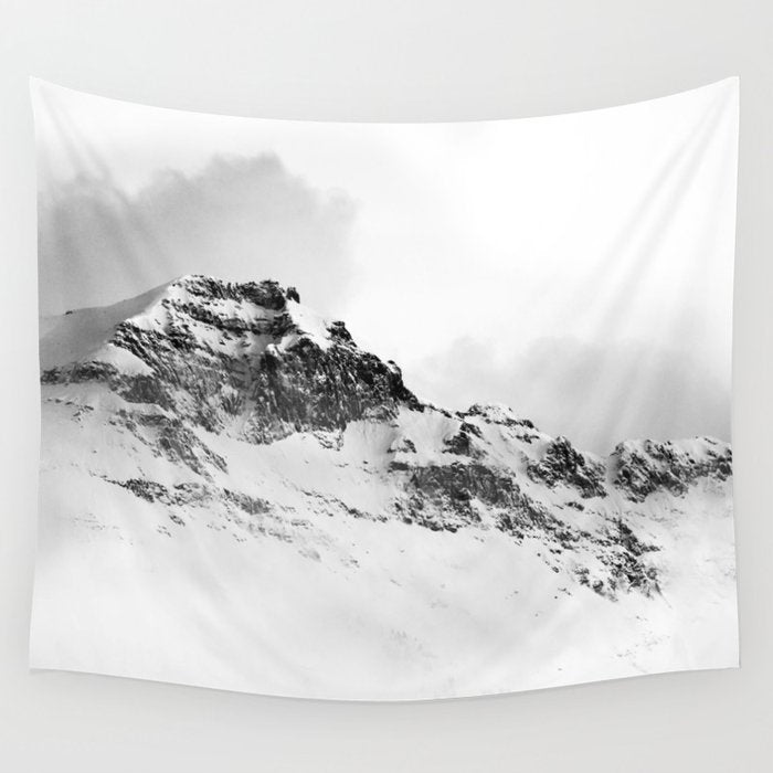 Snowy Peak Wall Tapestry Gallery Image 4