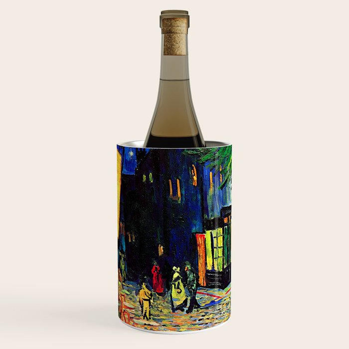 Van Gogh Cafe Terrace Place du Forum at Night Wine Chiller Gallery Image 3