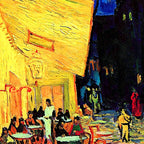 Van Gogh Cafe Terrace Place du Forum at Night Coffee Mug Gallery Image 2