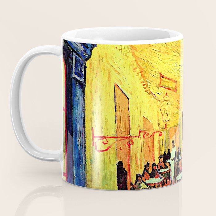 Van Gogh Cafe Terrace Place du Forum at Night Coffee Mug Gallery Image 3