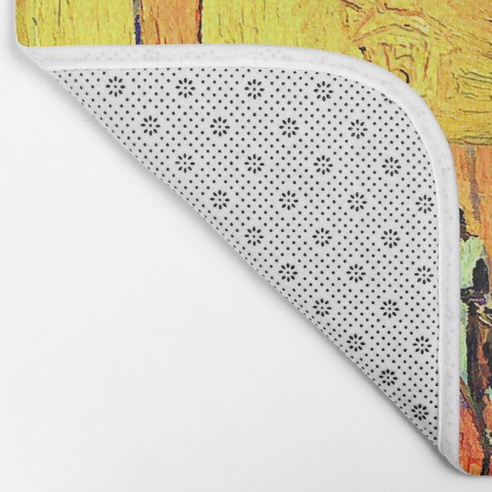 Van Gogh Cafe Terrace Place du Forum at Night Bath Mat Gallery Image 2