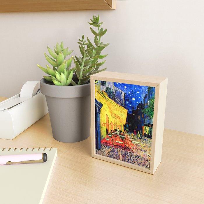 Van Gogh Cafe Terrace Place du Forum at Night Mini Art Print Gallery Image 2