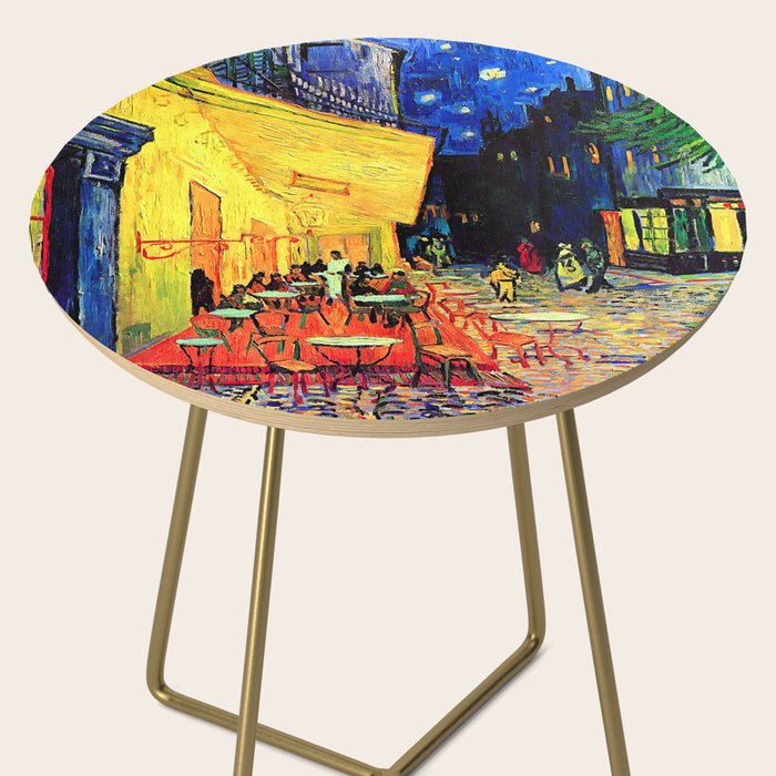 Van Gogh Cafe Terrace Place du Forum at Night Side Table Gallery Image 2