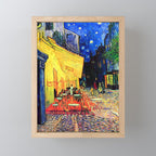 Van Gogh Cafe Terrace Place du Forum at Night Mini Art Print Gallery Image 1