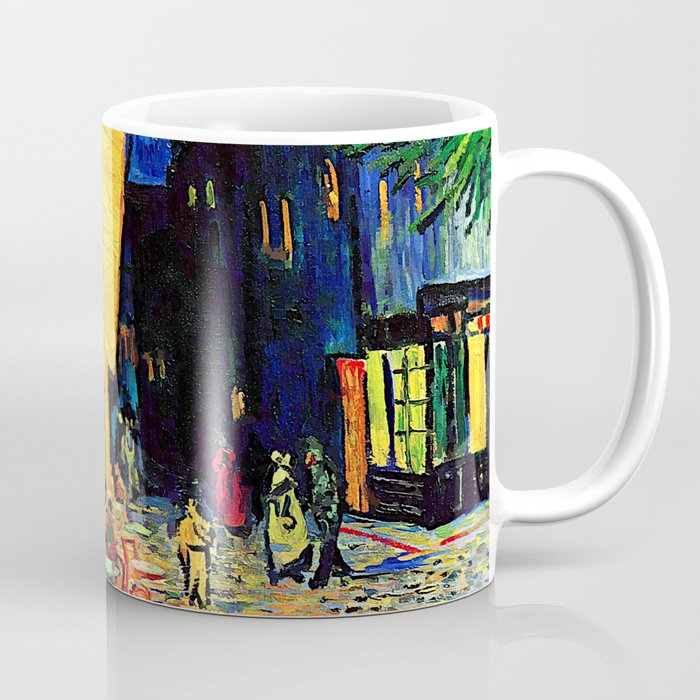 Van Gogh Cafe Terrace Place du Forum at Night Coffee Mug Gallery Image 1