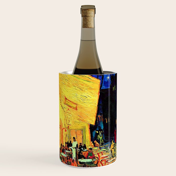 Van Gogh Cafe Terrace Place du Forum at Night Wine Chiller Gallery Image 1