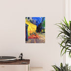 Van Gogh Cafe Terrace Place du Forum at Night Poster Gallery Image 2