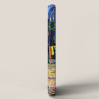 Van Gogh Cafe Terrace Place du Forum at Night iPhone Case Gallery Image 2