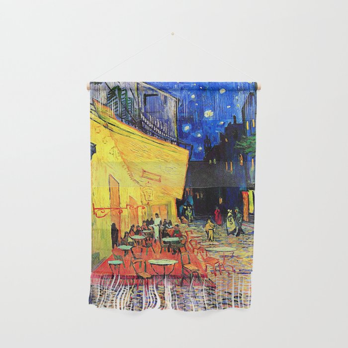 Van Gogh Cafe Terrace Place du Forum at Night Wall Hanging Gallery Image 1