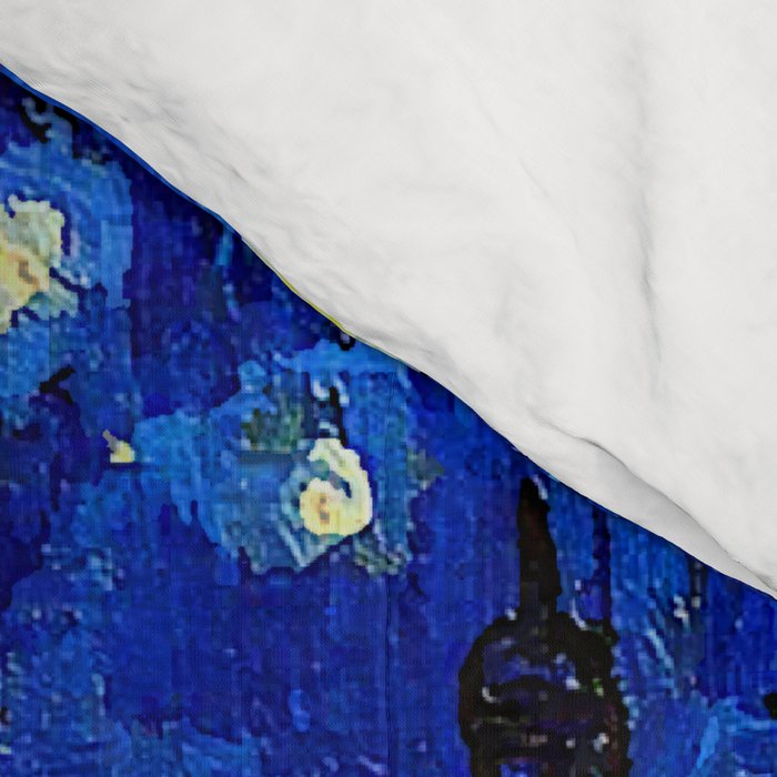 Van Gogh Cafe Terrace Place du Forum at Night Comforter Gallery Image 4