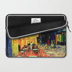Van Gogh Cafe Terrace Place du Forum at Night Laptop Sleeve Gallery Image 2