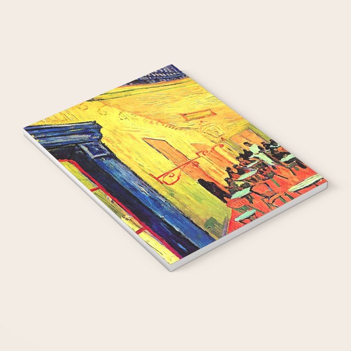 Van Gogh Cafe Terrace Place du Forum at Night Notebook Gallery Image 3