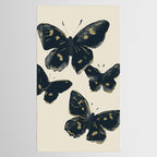 Black Butterflies 2 Tablecloth Gallery Image 2