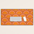 Sunset Seigaiha - Retro Sunshine Desk Mat Gallery Image 1