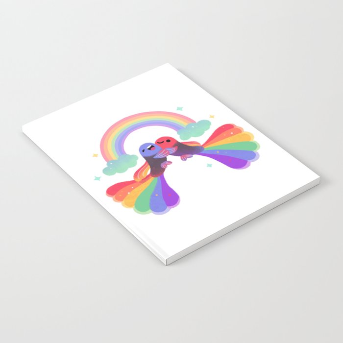 Rainbow guppy 3 Notebook Gallery Image 2