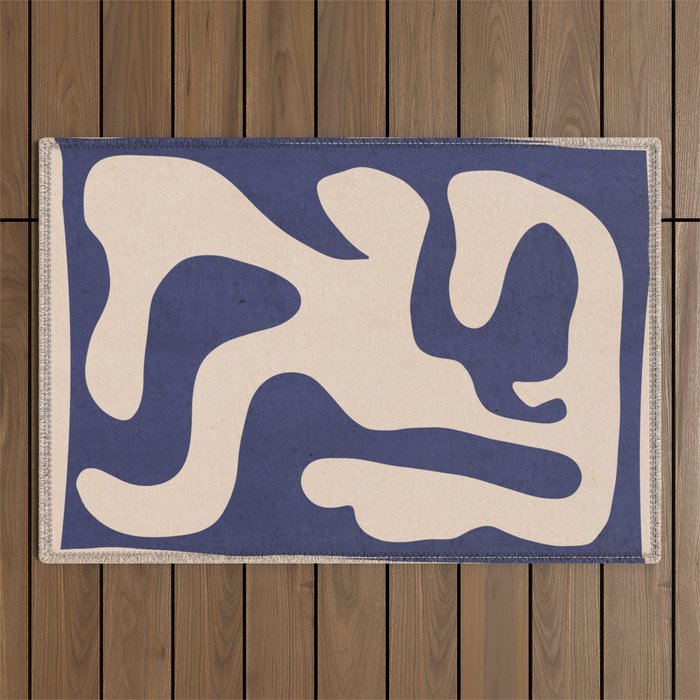 Modern Abstract Shapes 73 Outdoor Rug Gallery Image 1
