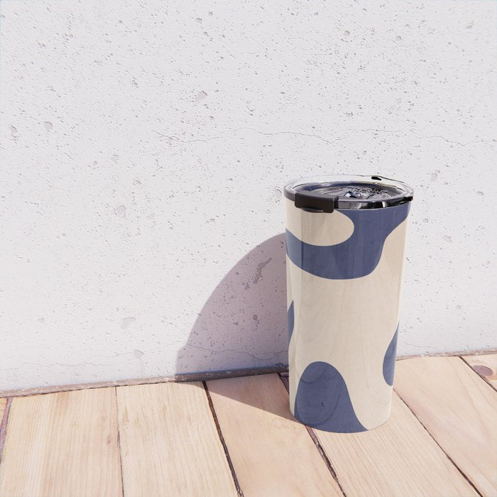 Modern Abstract Shapes 73 Travel Mug Gallery Image 4