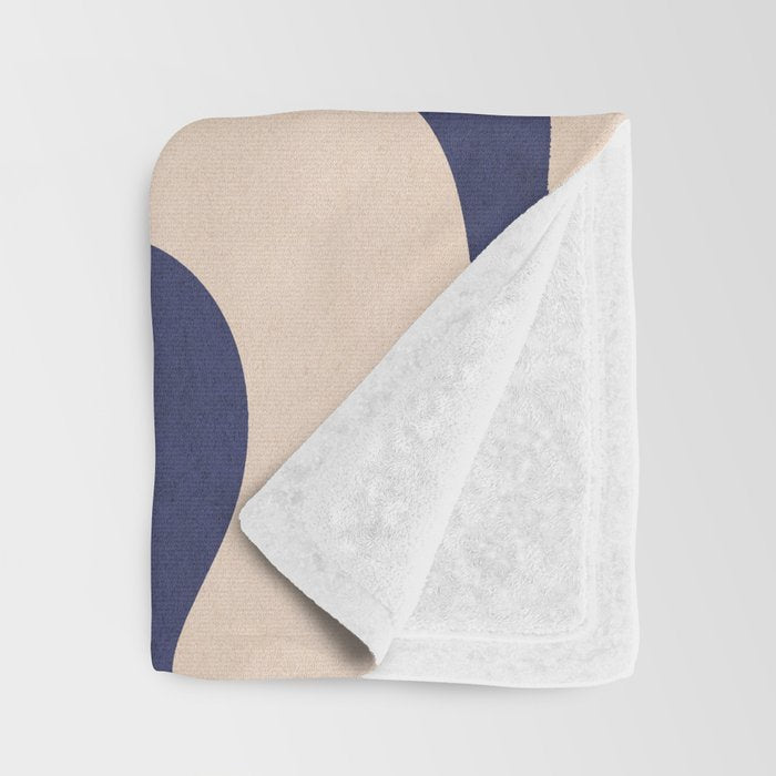 Modern Abstract Shapes 73 Throw Blanket Gallery Image 3