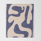 Modern Abstract Shapes 73 Throw Blanket Gallery Image 2