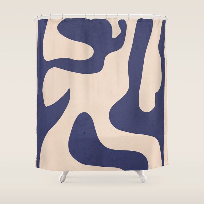 Modern Abstract Shapes 73 Shower Curtain Gallery Image 1