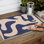 Modern Abstract Shapes 73 Outdoor Rug Gallery Image 2