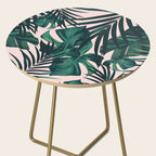 Tropical Jungle Leaves Pattern #5 #tropical #decor #art #society6 Side Table Gallery Image 2