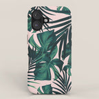 Tropical Jungle Leaves Pattern #5 #tropical #decor #art #society6 iPhone Case Gallery Image 1