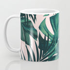 Tropical Jungle Leaves Pattern #5 #tropical #decor #art #society6 Coffee Mug Gallery Image 3