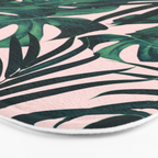 Tropical Jungle Leaves Pattern #5 #tropical #decor #art #society6 Bath Mat Gallery Image 3