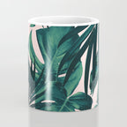 Tropical Jungle Leaves Pattern #5 #tropical #decor #art #society6 Coffee Mug Gallery Image 4