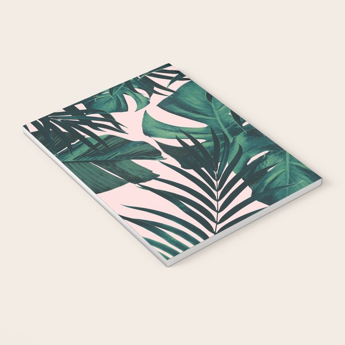 Tropical Jungle Leaves Pattern #5 #tropical #decor #art #society6 Notebook Gallery Image 3
