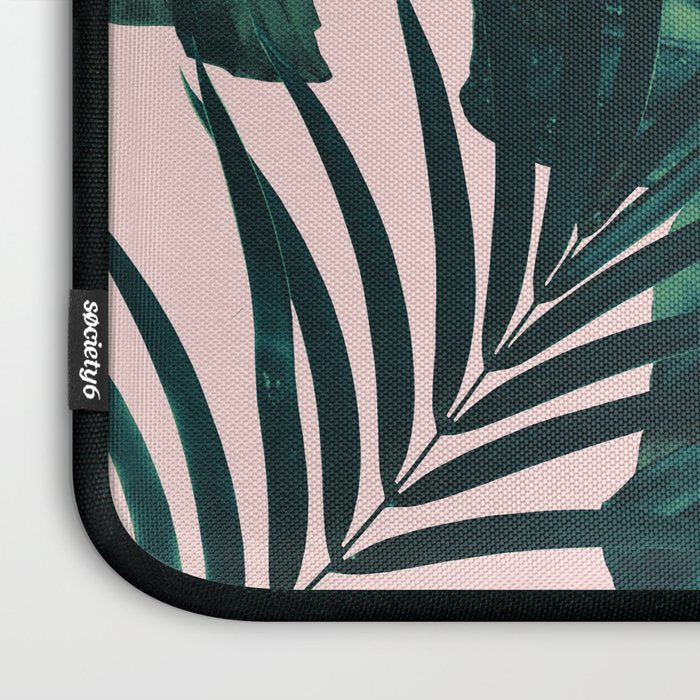Tropical Jungle Leaves Pattern #5 #tropical #decor #art #society6 Laptop Sleeve Gallery Image 3