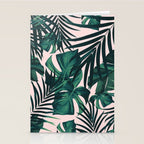 Tropical Jungle Leaves Pattern #5 #tropical #decor #art #society6 Stationery Card Gallery Image 2