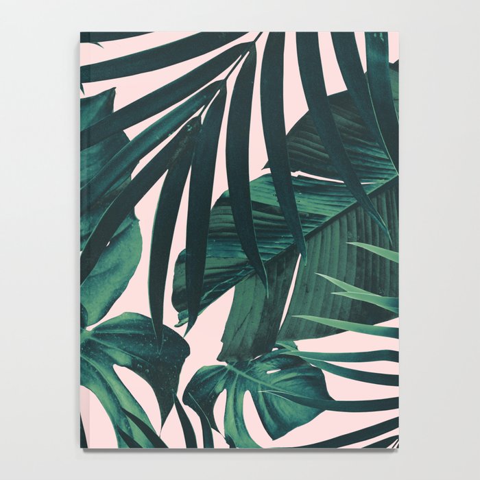 Tropical Jungle Leaves Pattern #5 #tropical #decor #art #society6 Notebook Gallery Image 4