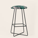 Tropical Jungle Leaves Pattern #5 #tropical #decor #art #society6 Stool Gallery Image 1