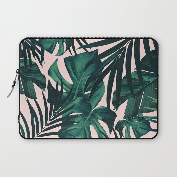 Tropical Jungle Leaves Pattern #5 #tropical #decor #art #society6 Laptop Sleeve Gallery Image 1
