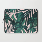 Tropical Jungle Leaves Pattern #5 #tropical #decor #art #society6 Laptop Sleeve Gallery Image 1