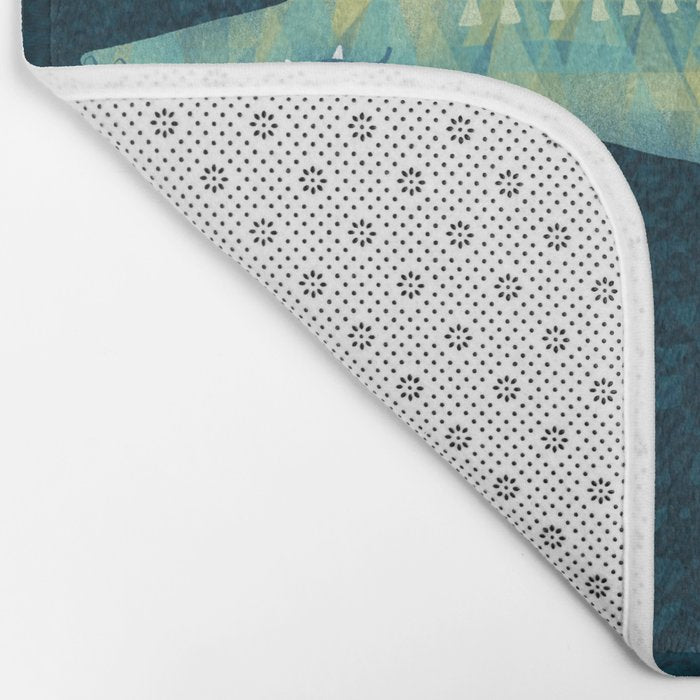 Alligator - or maybe Crocodile Bath Mat Gallery Image 2